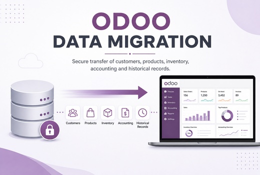 ODOO data migration dashboard