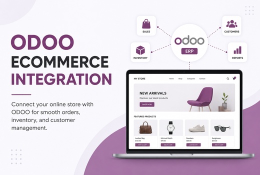 Odoo connected commerce dashboard
