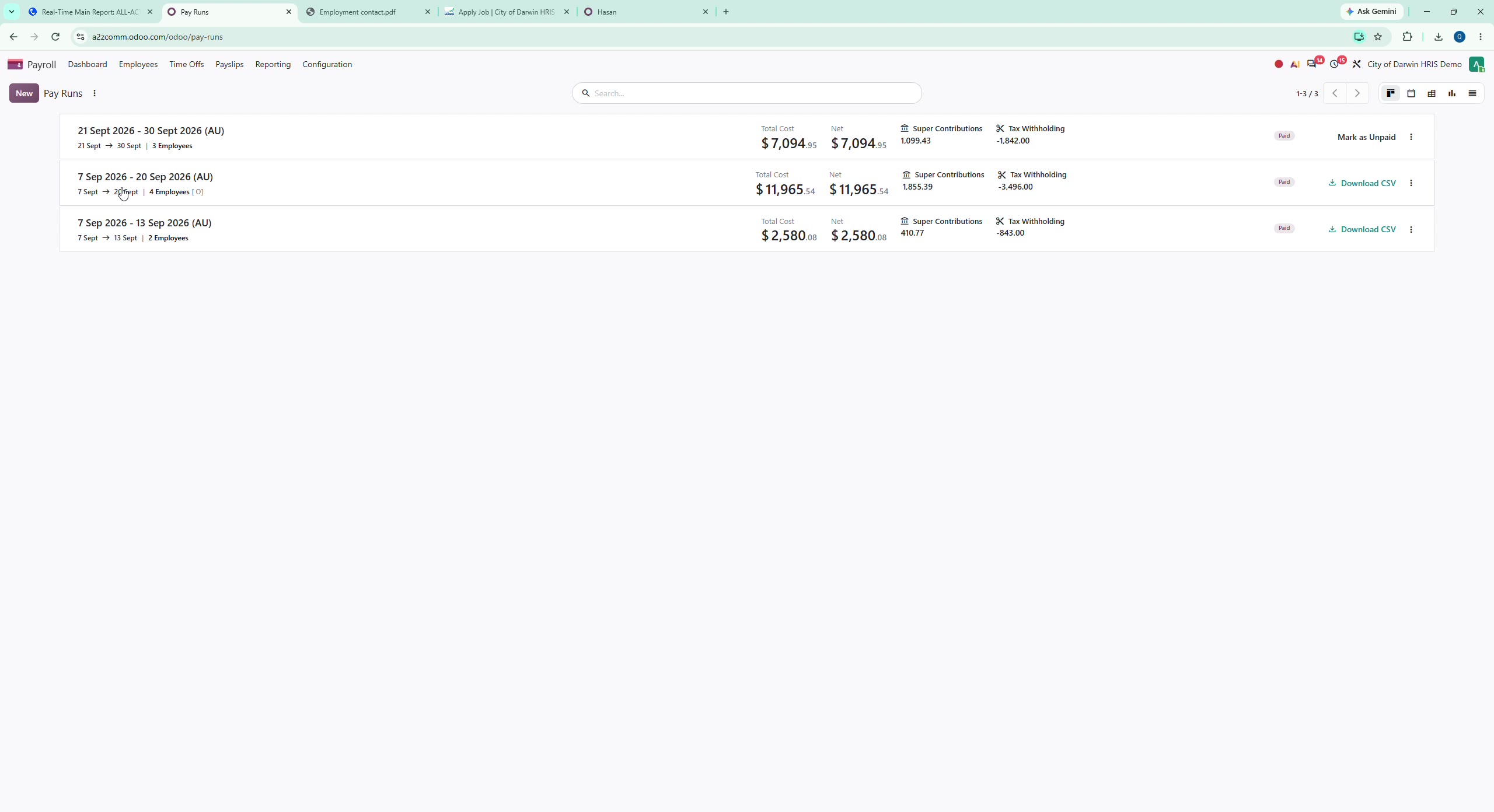 A2Z Comm | HRIS & Workforce Automation Solution gallery image